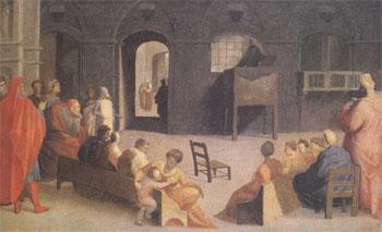 Domenico Beccafumi San Bernardino of Siena Preaching (mk05) oil painting image